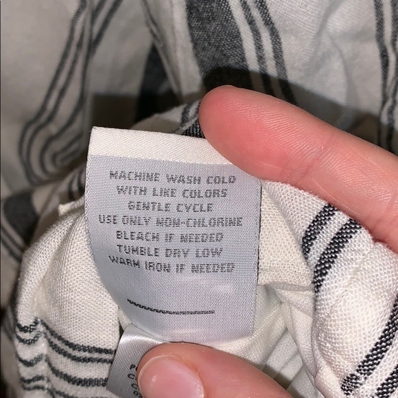 TORRID black and cream striped linen blazer!! - Picture 8 of 8